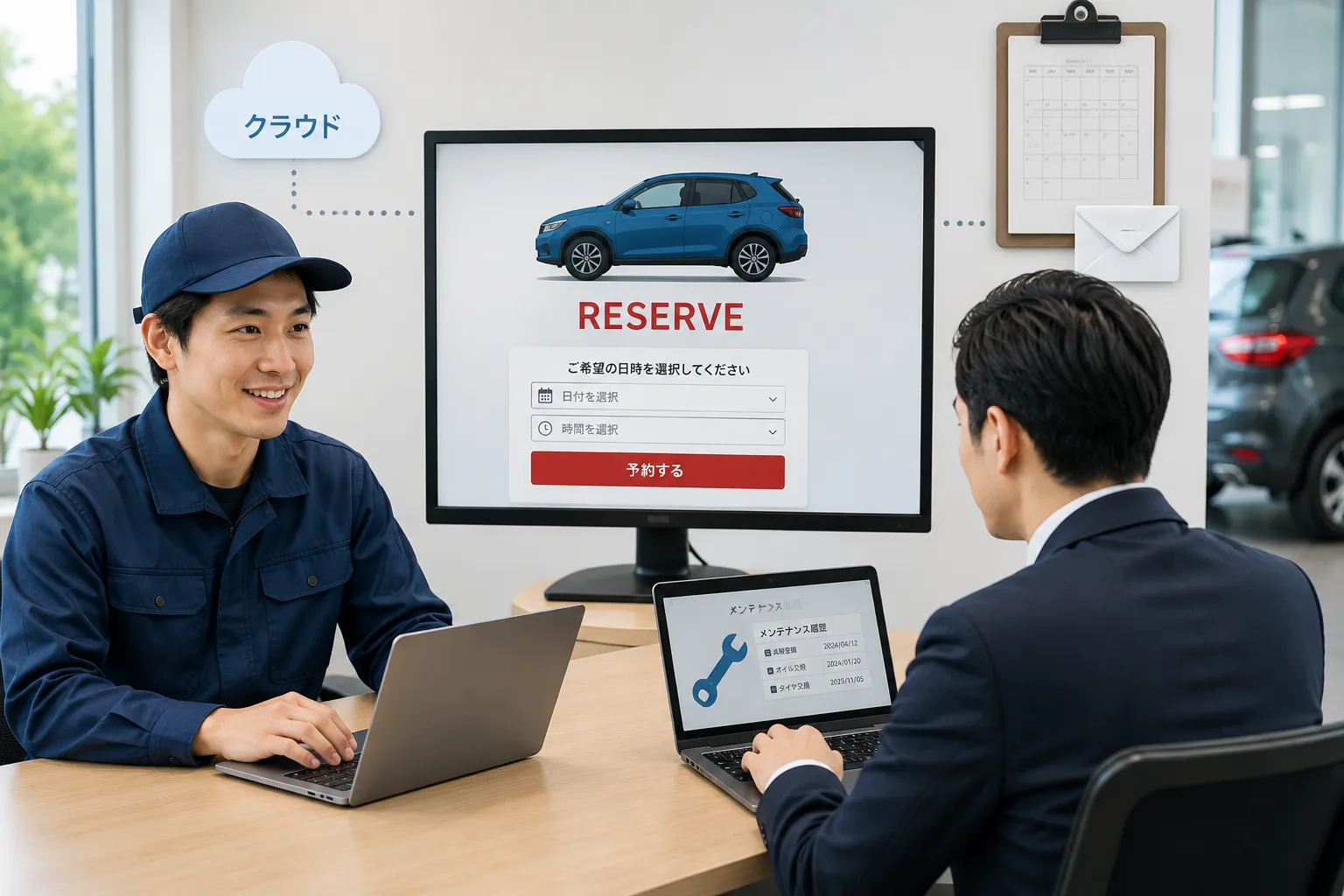 インターネット予約で電話対応を削減